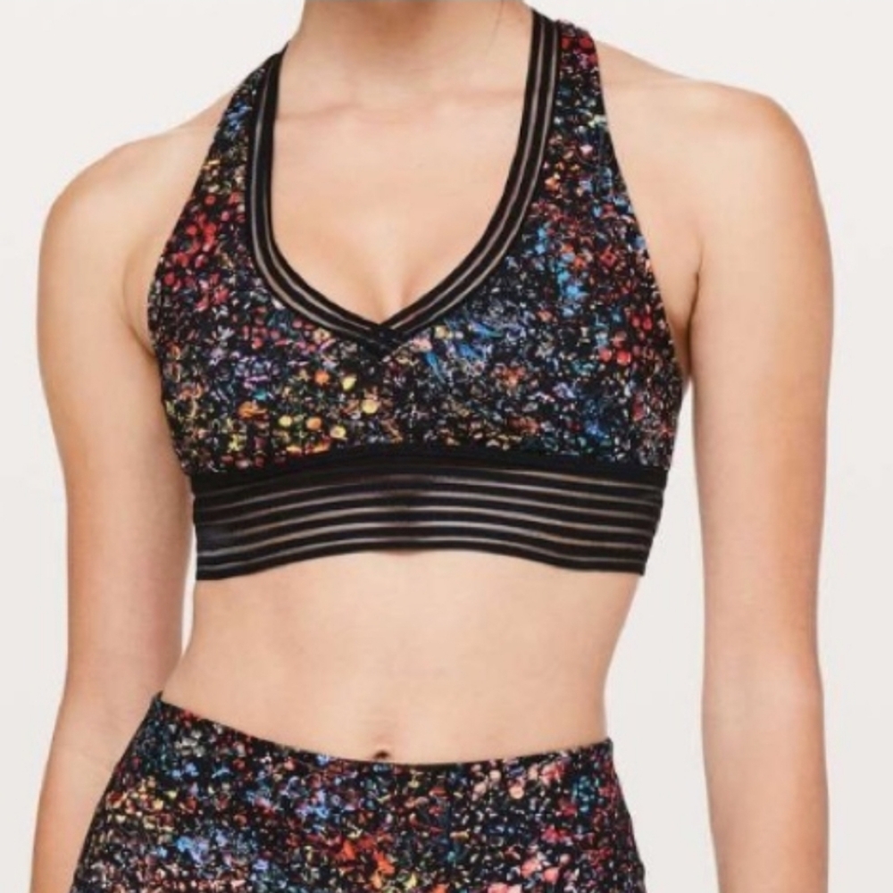 Lululemon | Find Focus Bra In Flowerescent Multi